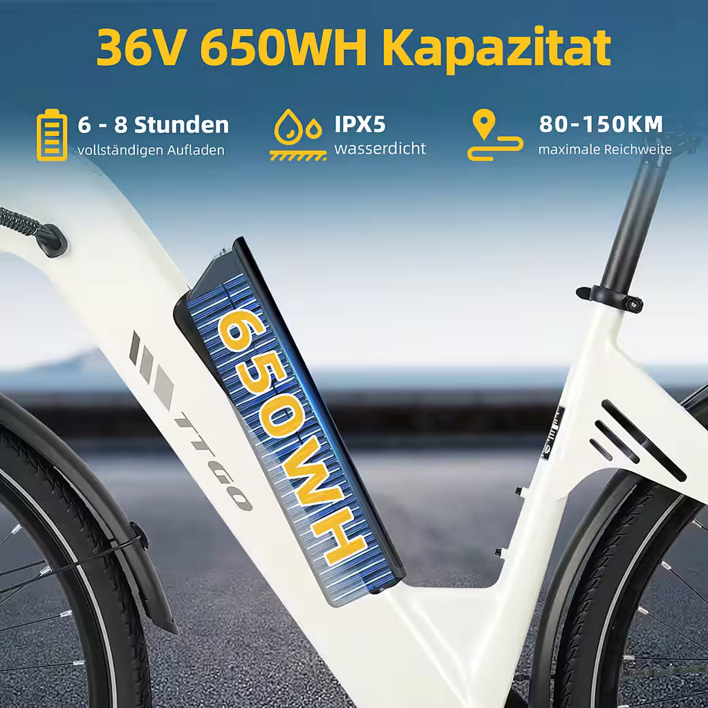 TTGO C3 2.0 E-Bike Cityrad 28 Zoll