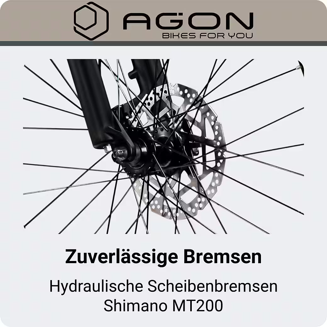 AGON Alpha E-Bike Mountainbike 27,5 Zoll