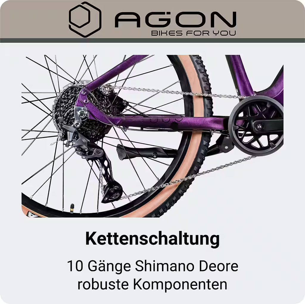 AGON Alpha E-Bike Mountainbike 27,5 Zoll
