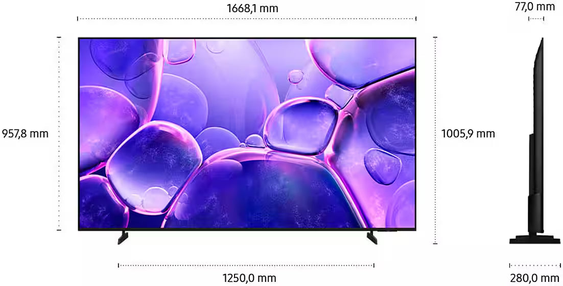Samsung GU98DU9079U 98 Zoll 4K LED-Fernseher