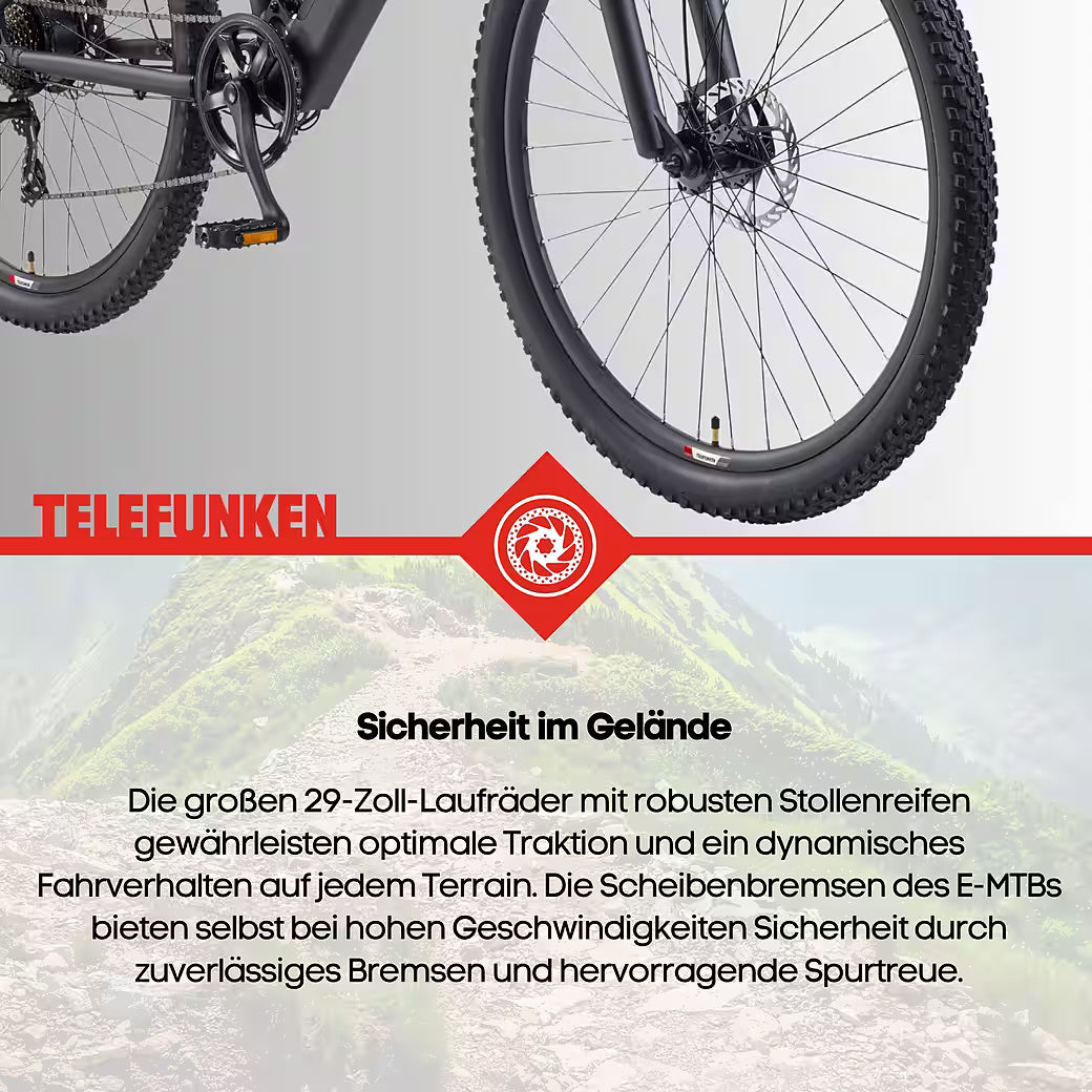 TELEFUNKEN Aufsteiger M937 E-Bike Mountainbike