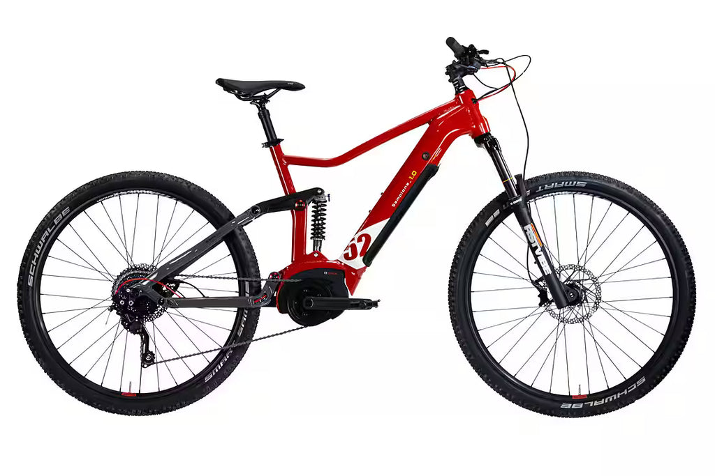 E-Bike Mountainbike LOMBARDO SEMPIONE FULLY / BOSCH 500 Wh 29 Zoll Rot