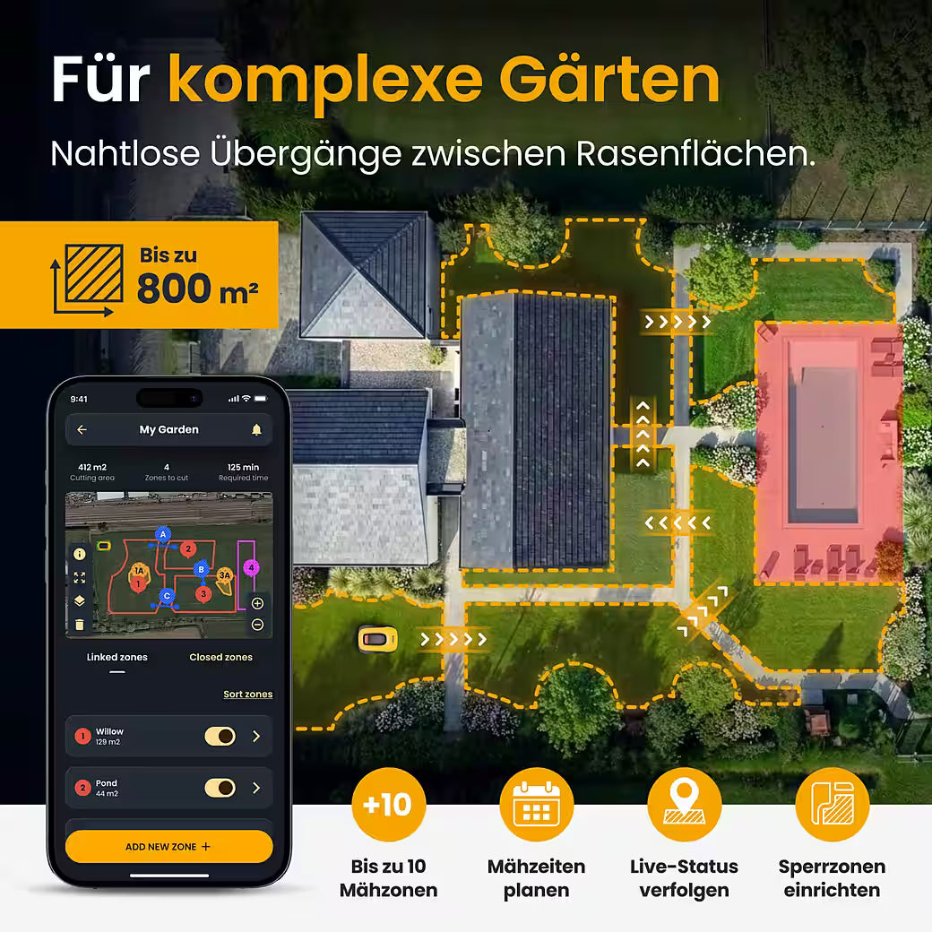 STIGA A 8v Rasenmähroboter – Kabellos, intelligent und präzise