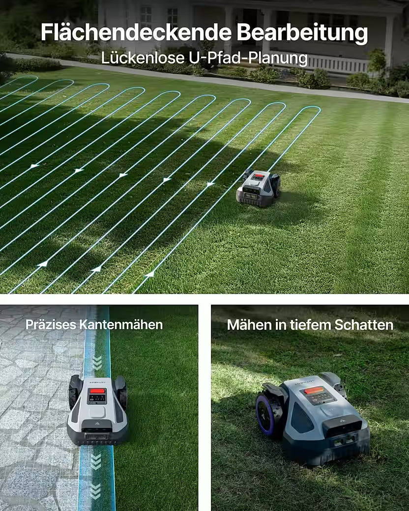 ANTHBOT M9 – Rasenmähroboter ohne Begrenzungskabel
