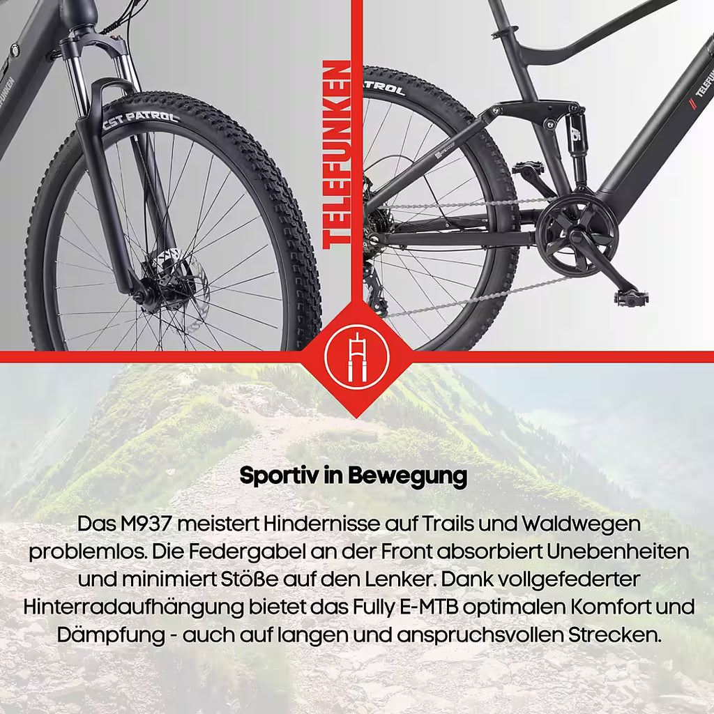 TELEFUNKEN Aufsteiger M937 E-Bike Mountainbike