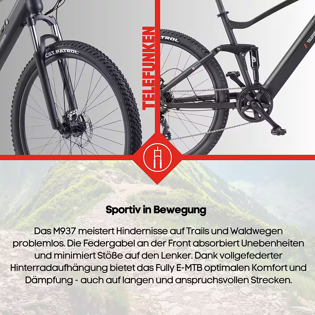 TELEFUNKEN Aufsteiger M937 E-Bike Mountainbike