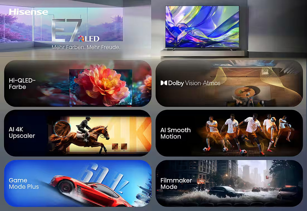 Téléviseur QLED HISENSE 85E7S