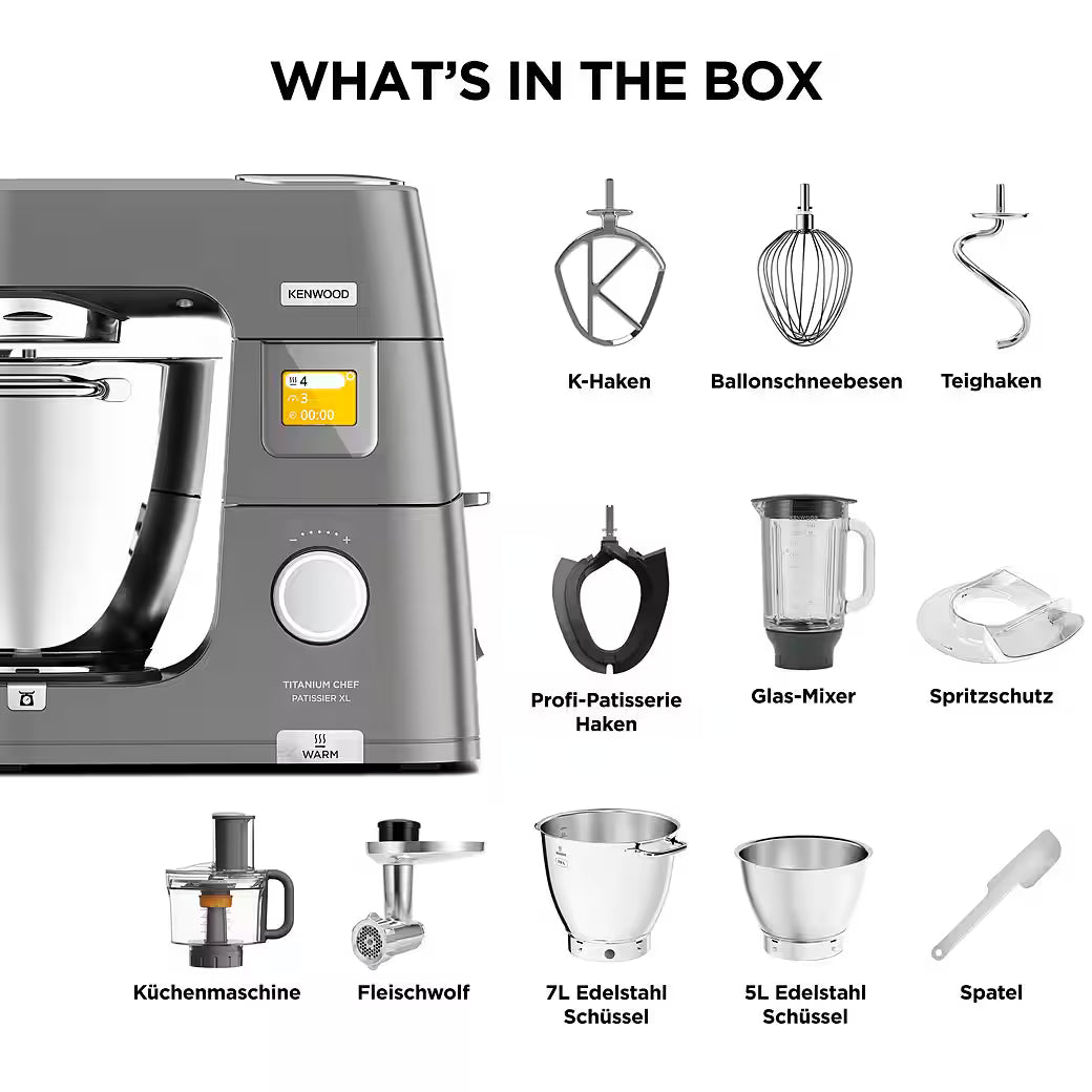 KENWOOD Titanium Chef Patissier XL KWL90.594SI
