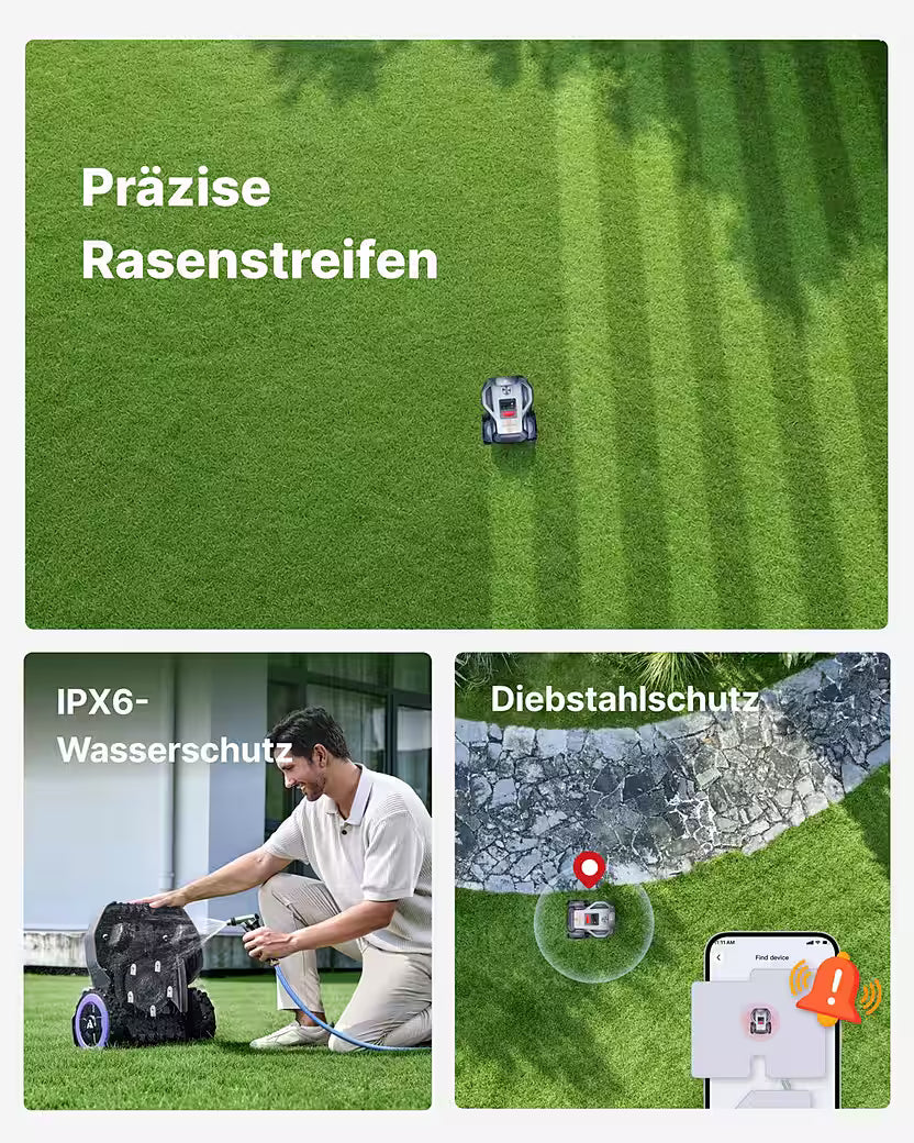 ANTHBOT M9 PRO Set mit Garage Pro &amp; RTK-Booster