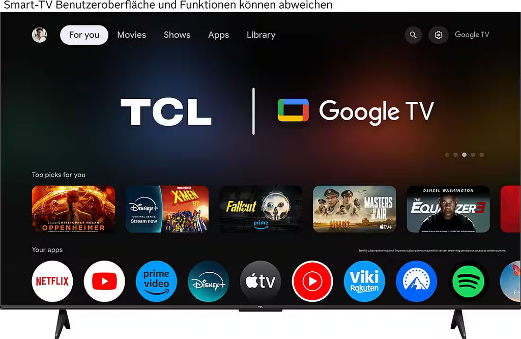 TCL 75V6CXB 75 Zoll 4K LED-Fernseher
